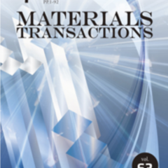 MATERIALS TRANSACTIONS