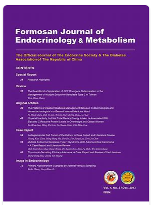 Formosan Journal of Endocrinology and Metabolism