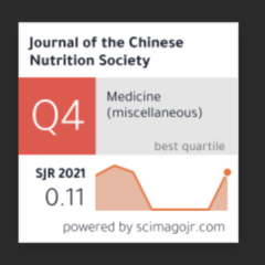 Journal of the Chinese Nutrition Society