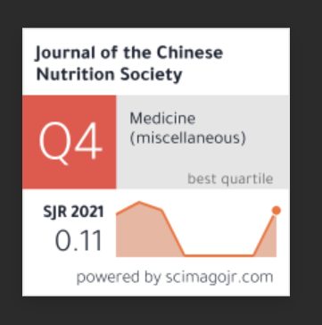 Journal of the Chinese Nutrition Society
