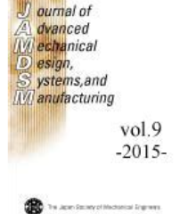 Journal of Advanced Mechanical Design Systems and Manufacturing
