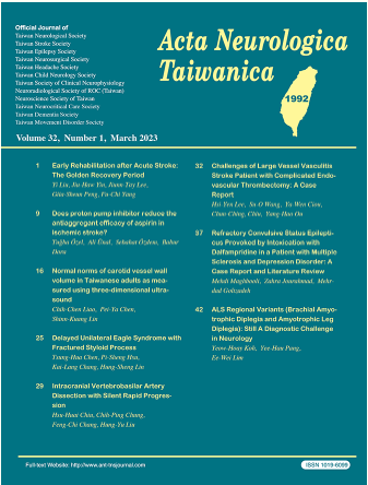 Acta neurologica Taiwanica